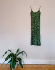 Green Leaves Slip Dress